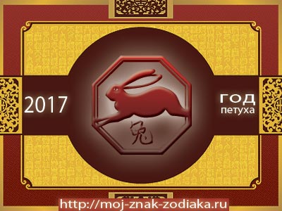Кролик - гороскоп восточный на 2017 год Петуха