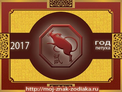 Крыса - гороскоп восточный на 2017 год Петуха