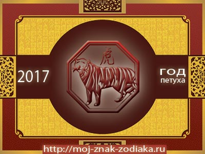 Тигр - гороскоп восточный на 2017 год Петуха