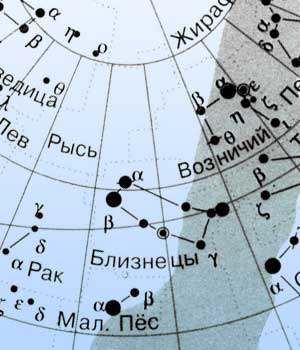 созвездие Близнецы